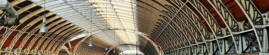 This magnificent arched roof at Paddington dates from 1854