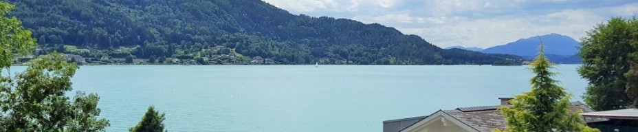 Passing the Worthersee on Venice to Vienna Railjet