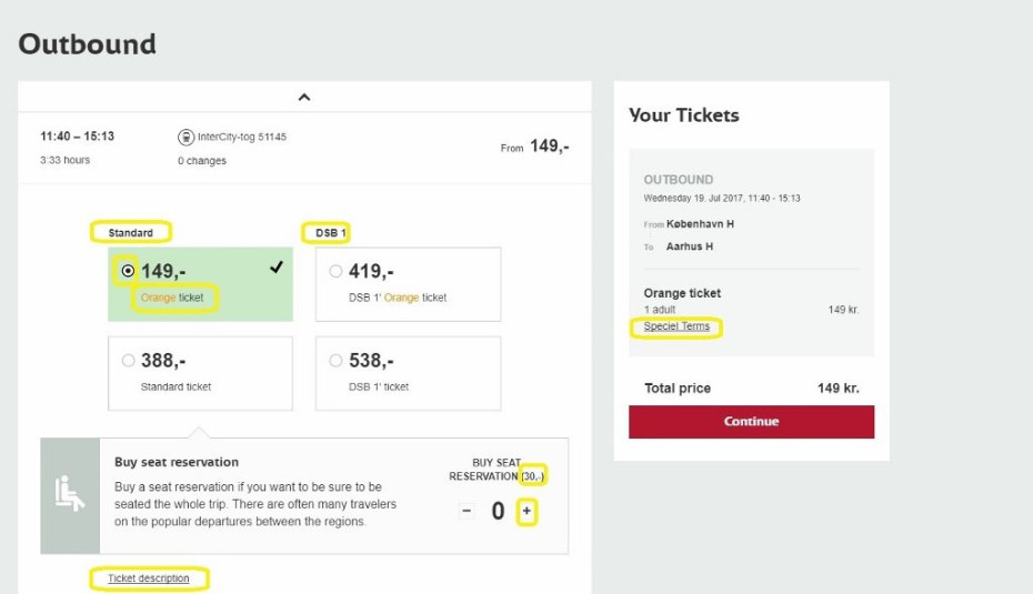 How To Book Tickets on the DSB Website