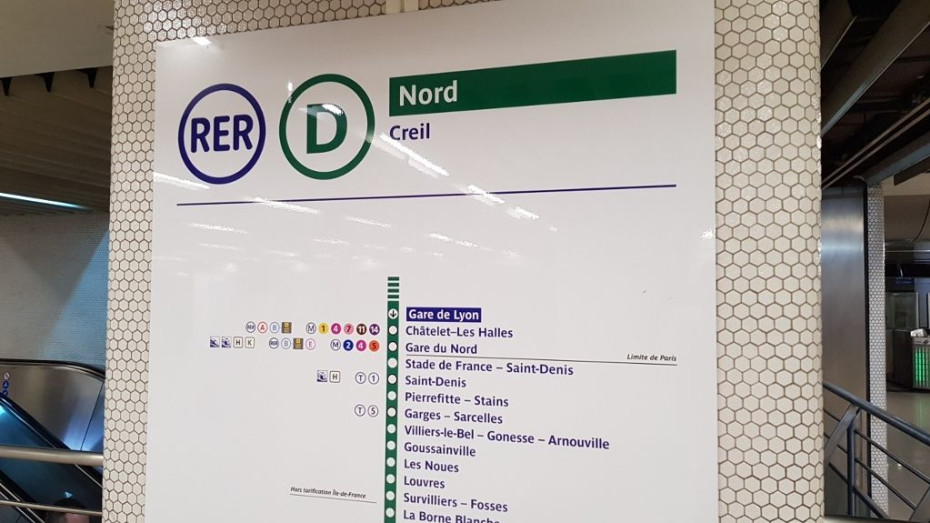 How to take the RER from the Gare De Lyon to the Gare Du Nord