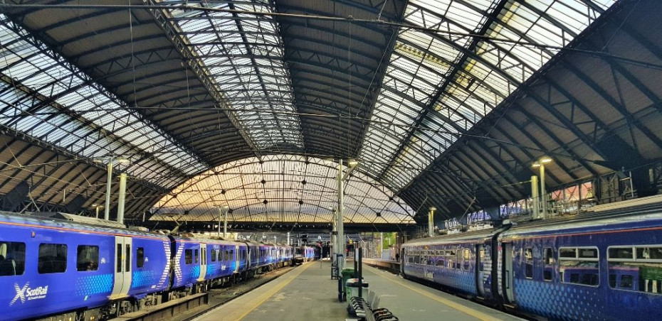 Heading off from Queen Street station