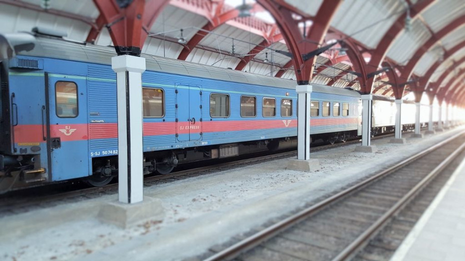 Exterior view of SJ Night Train