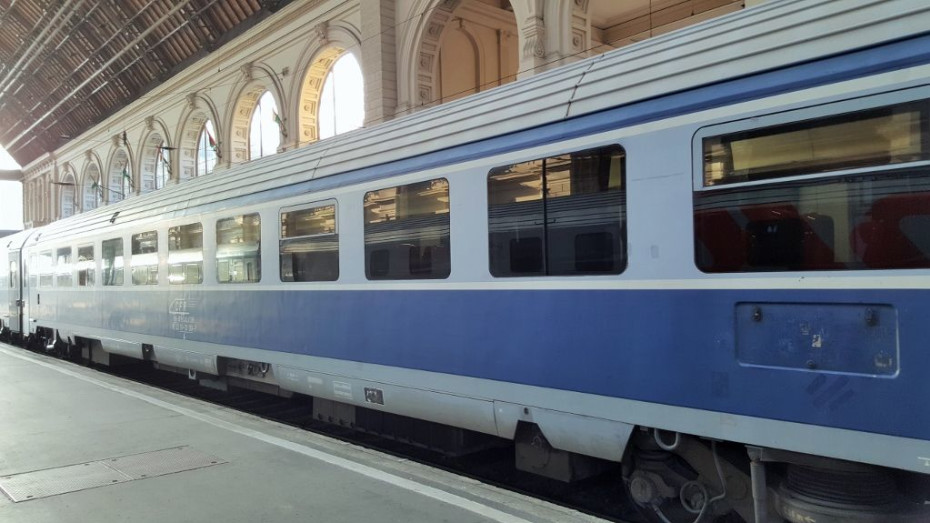 The seating coaches used for the overnight journey