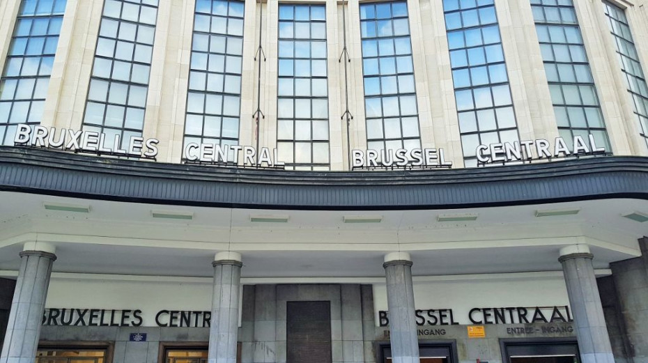 The main entrance to Bruxelles-Central