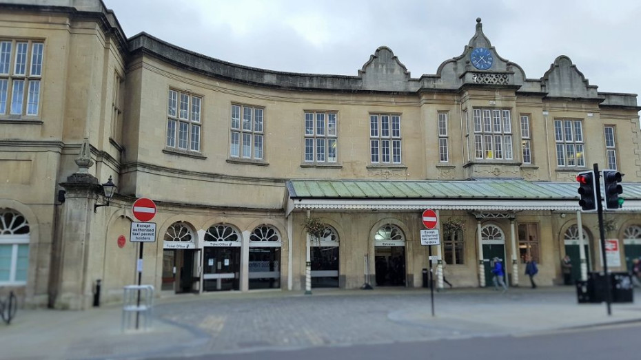 The main station building at Bath Spa has been little altered since it opened in 1840