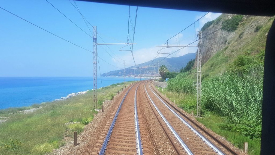 On the train from Rome and Naples to Sicily