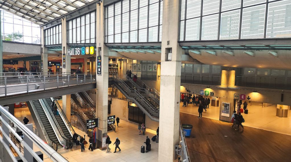 how to transfer to RER line D at the Gare Du Nord