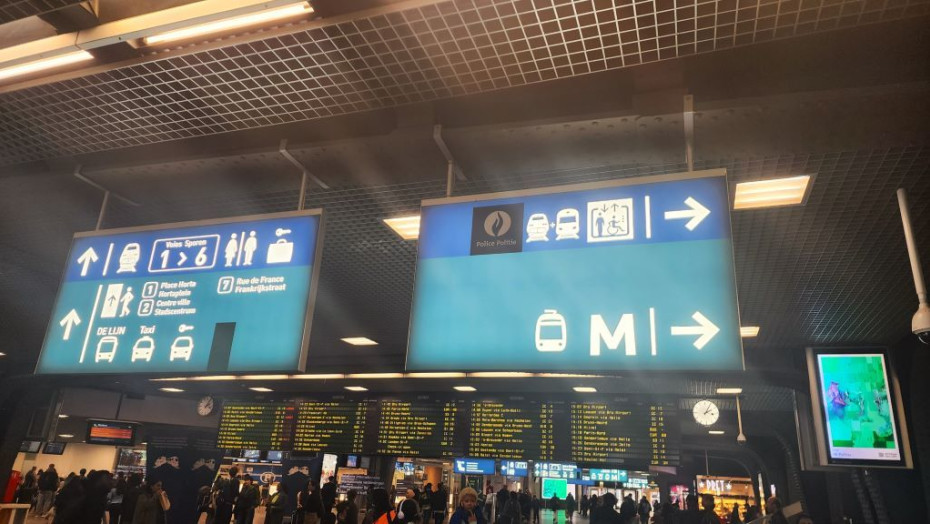 ow to access the metro when arriving on a TGV, Thalys or ICE train at Bruxelles-Midi