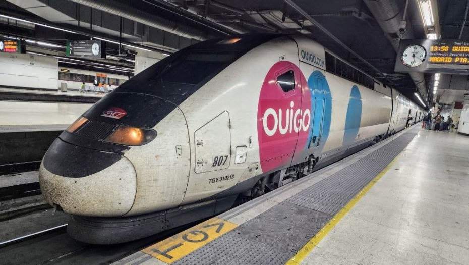 A Ouigo service has arrived in Barcelona
