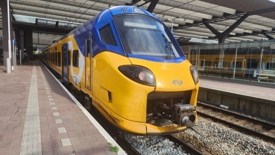 An ICNG rain at Rotterdam Central