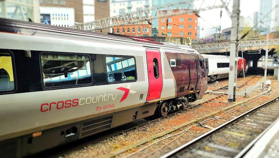 A CrossCountry Voyager train at Birmingham New Street
