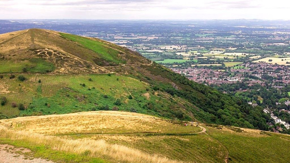 to the Malvern Hills by train