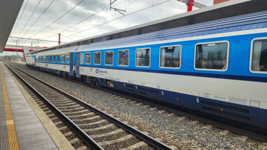 A Czech IC train