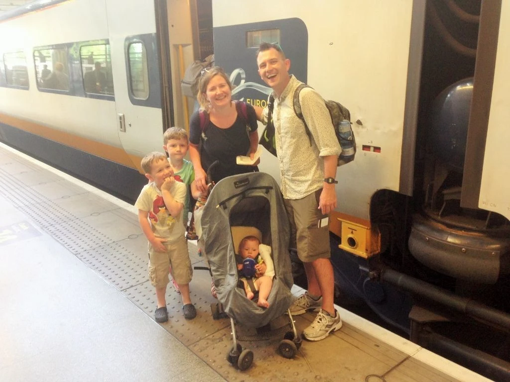 Departing London with children by Eurostar