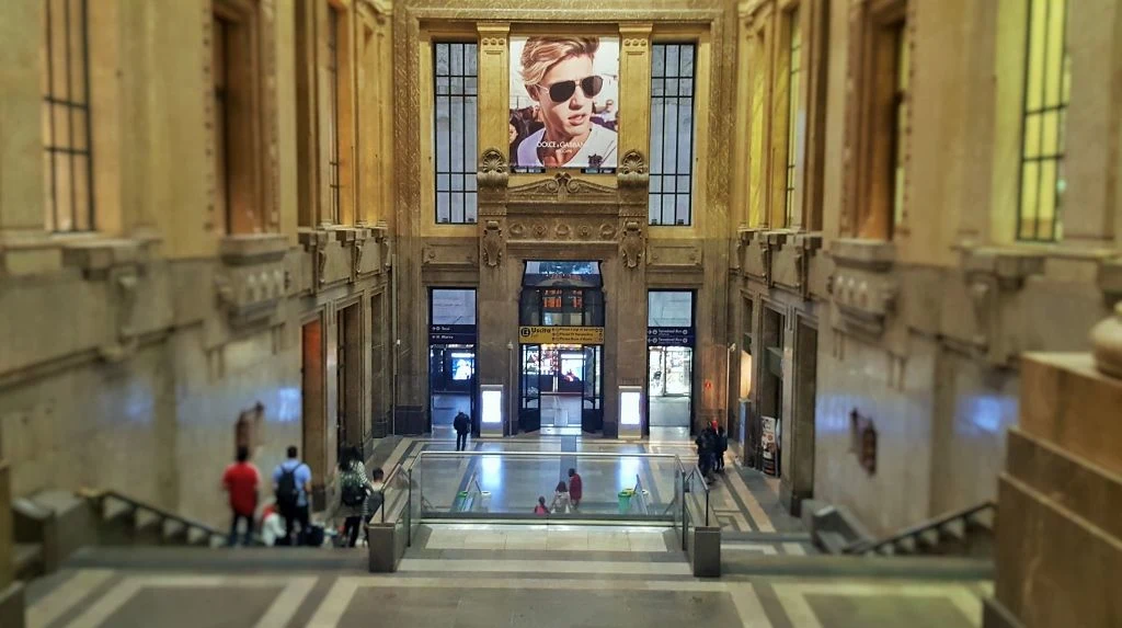 You don't have to use one of the beautiful staircases in Milano Centrale to exit the station or access the trains