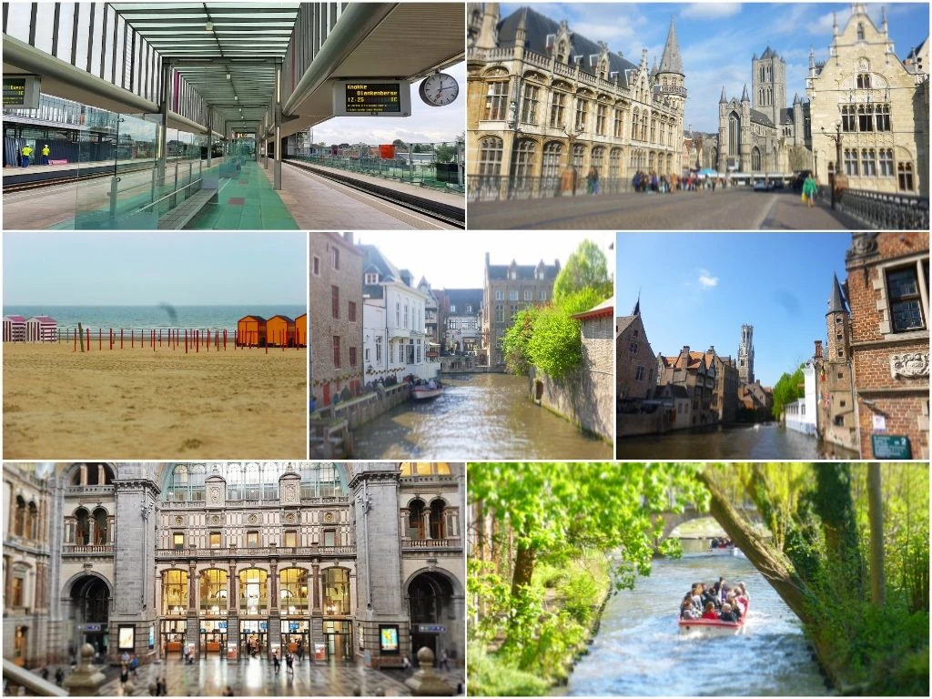 Day trips by train from Ghent