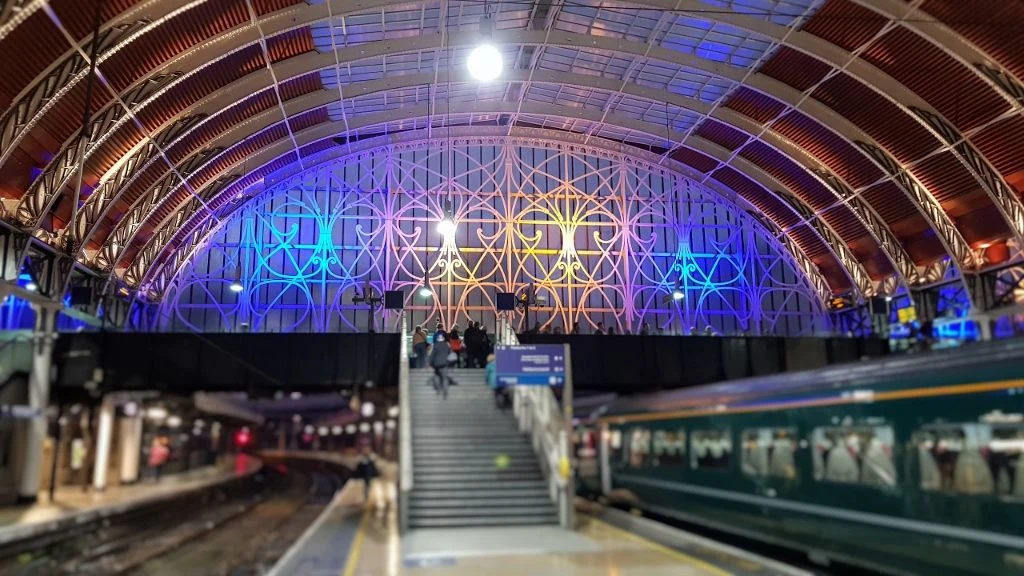 Paddington station looks even more beautiful after night fall