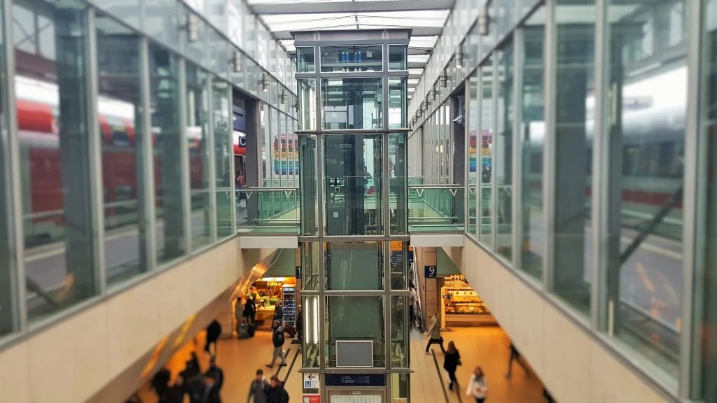 using the elevators at main stations in Germany