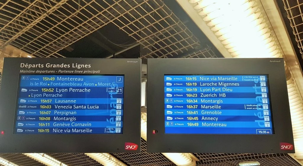 How to take the RER from the Gare Du Nord to Gare De Lyon 