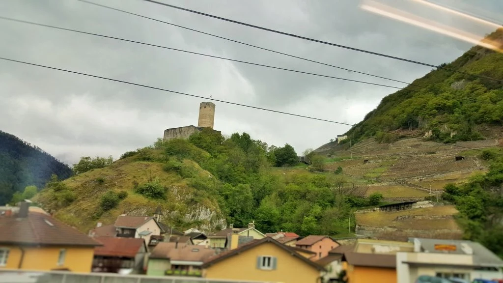 From the train between Milan and Geneva
