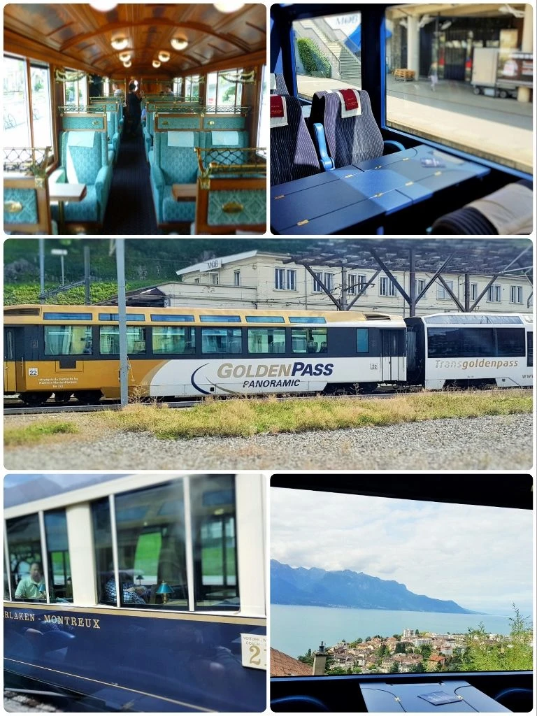 The trains operated by the MOB Railway Montreux-Oberland-Bernois
