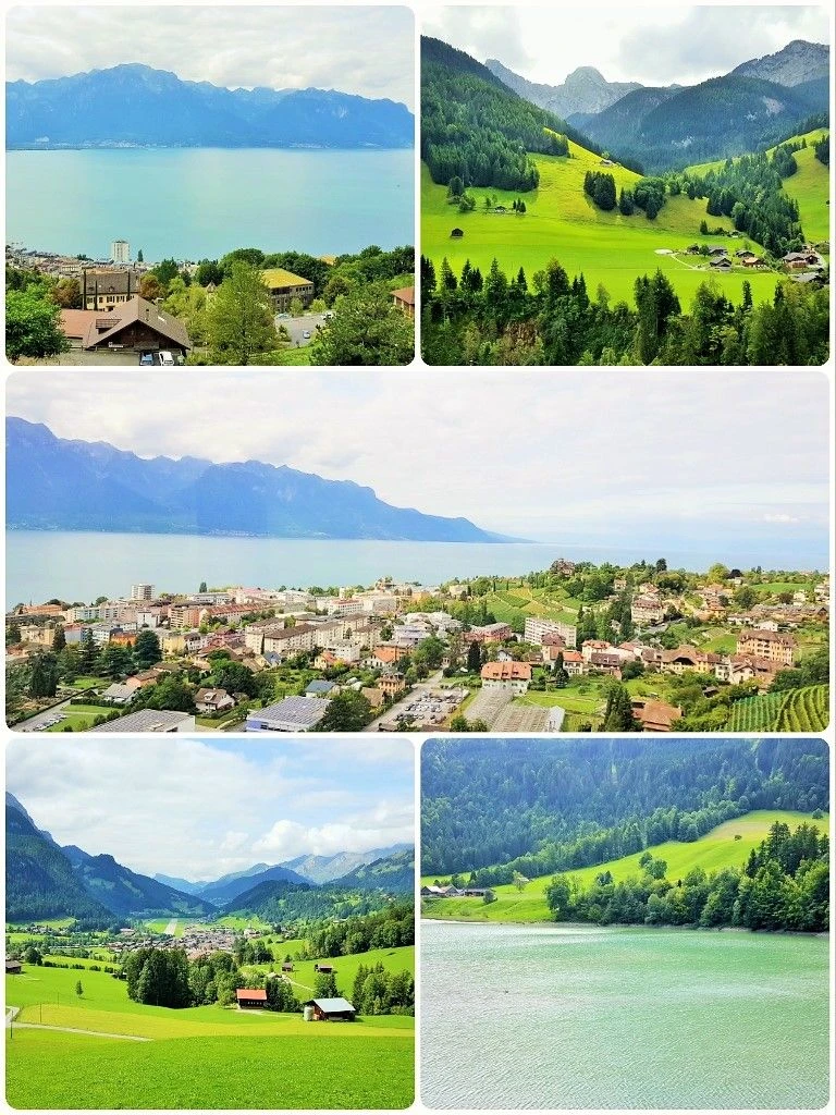 The journey by MOB trains between Montreux and Zweissimen