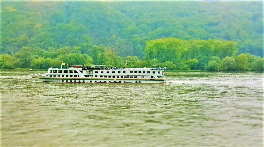 Chasing the river cruise boats down the Rhine Valley by train