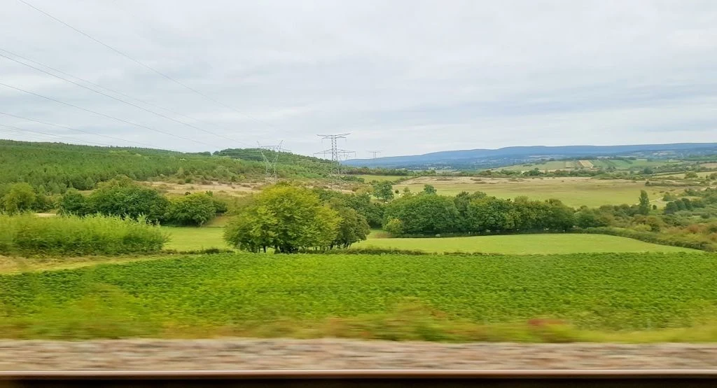 On the train from Paris to Turin