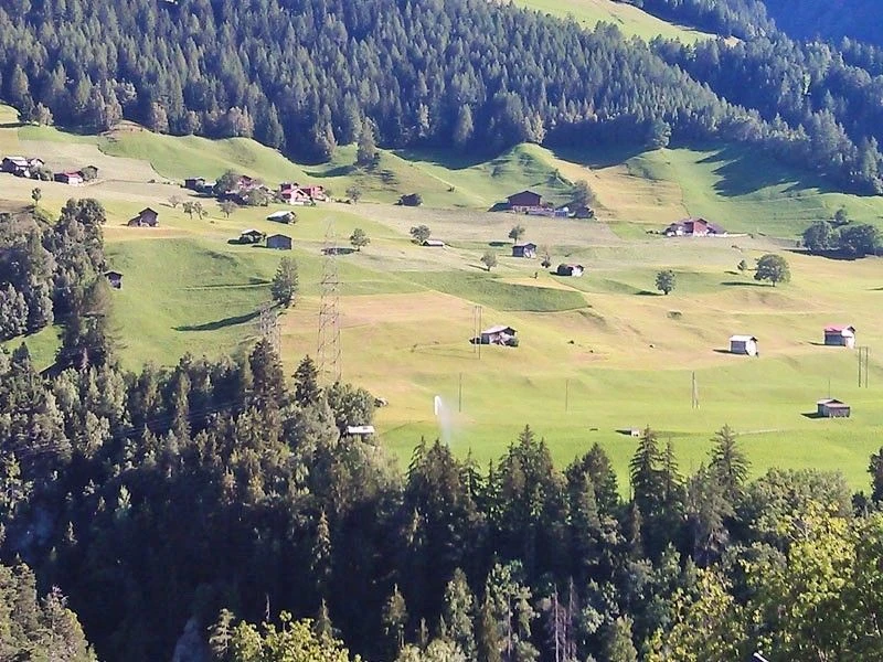 Between Andermatt and Brig on the Glacier Express