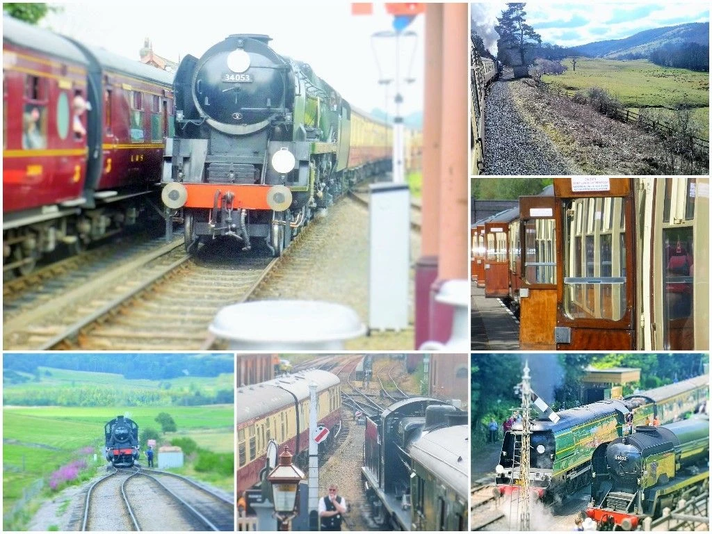 Steam trains in Britain