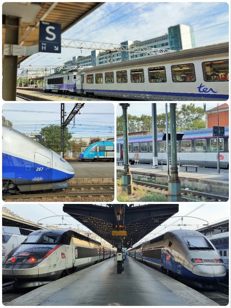 TGV, TER and IC trains operated by SNCF are featured in the guide to travelling on trains in France