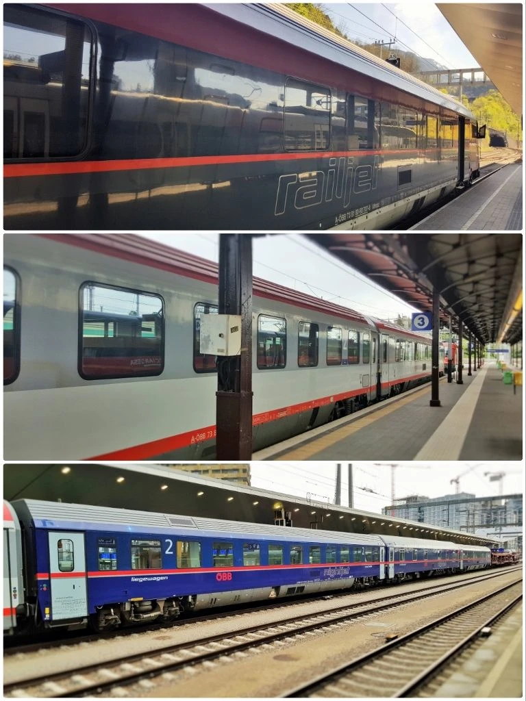 Trains from Austria