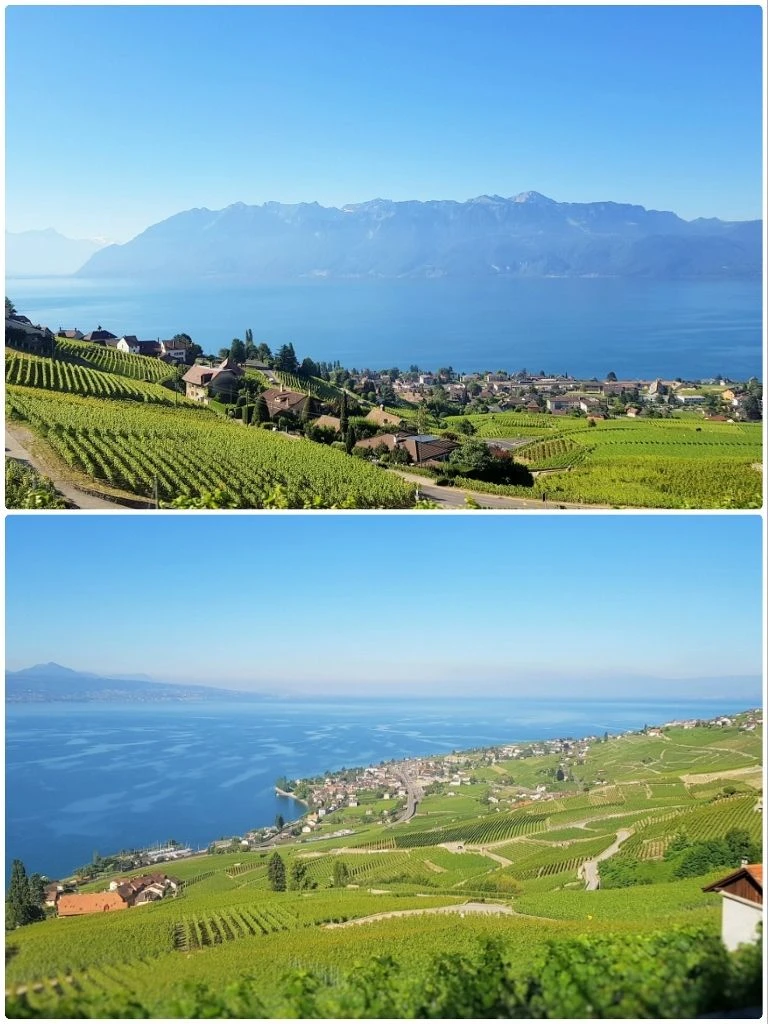 15 Beautiful Swiss Journeys including the view over Lake Geneva