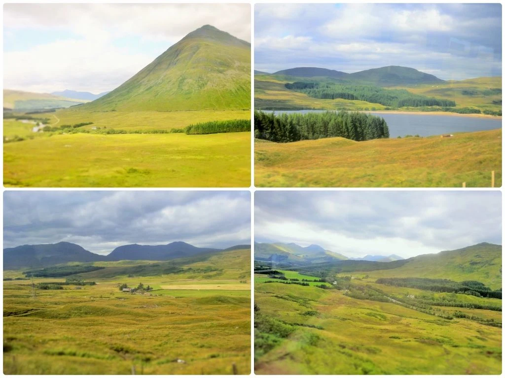 Between Tyndrum and Fort William on the West Highland Line