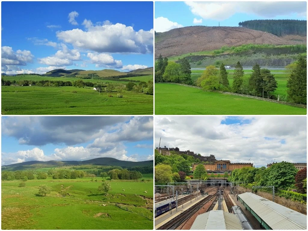 The Lake District to Edinburgh by train