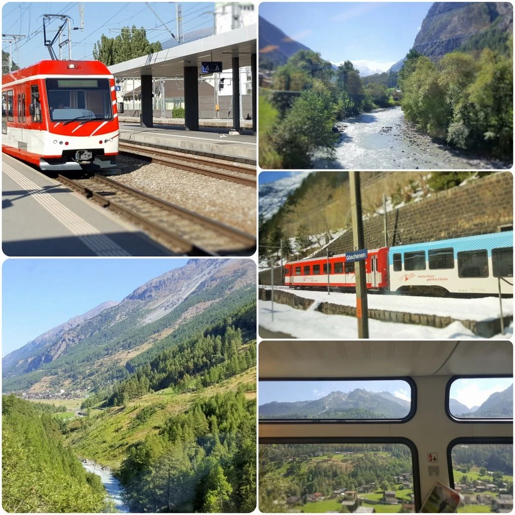 The Matterhorn Gotthard Railway is featured on the guide to Swiss Mountain Railways