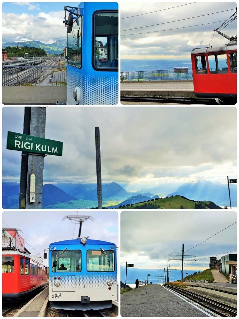 The Rigi Bahn is featured on the guide to Swiss Mountain Railways