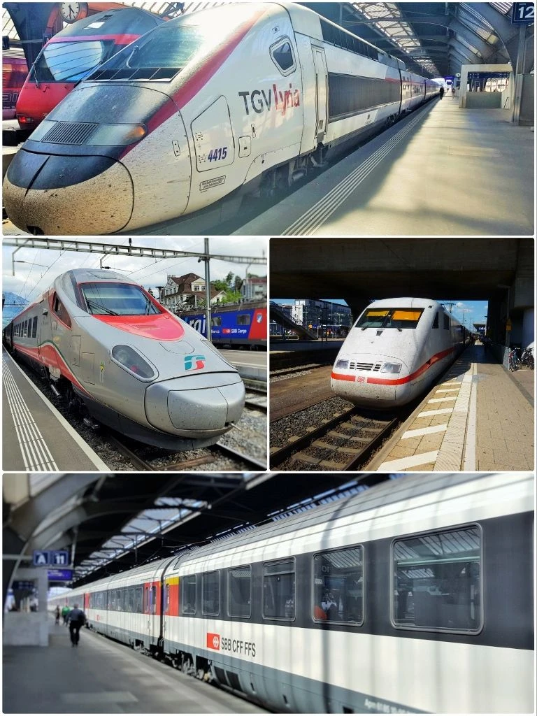 Trains to Switzerland