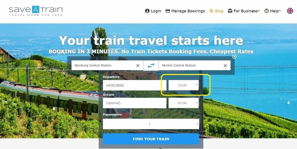 How to book with SaveATrain