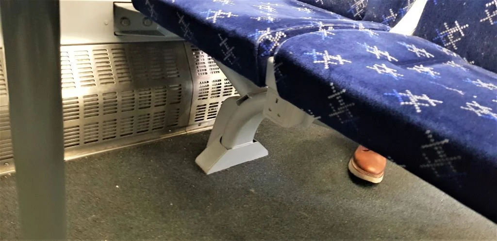 The power socket in Standard Class on a Scotrail eXpress
