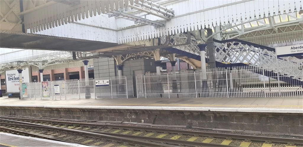 Platform 7 at Aberdeen station