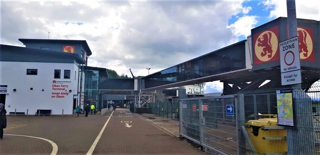 The ferry terminal in Oban