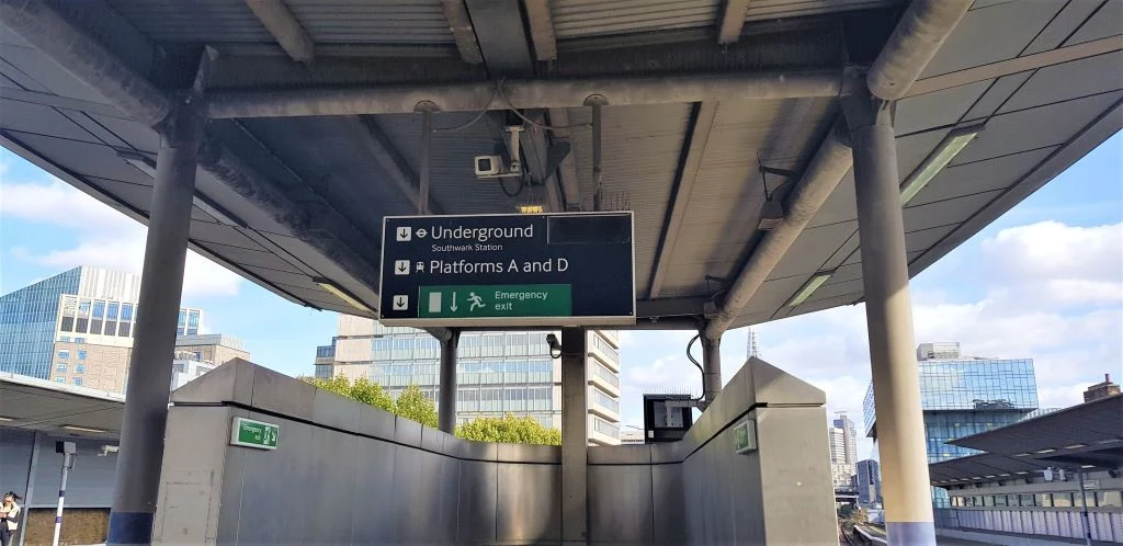 To Southwark station from Waterloo East